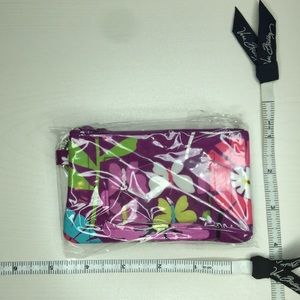 Vera Bradley Zip ID Case Flutterby